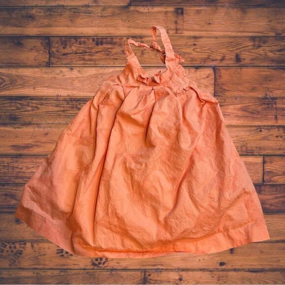 5 for $25🔥6 to 12 Months Janie and Jack Coral Floral Halter Dress - Picture 1 of 6